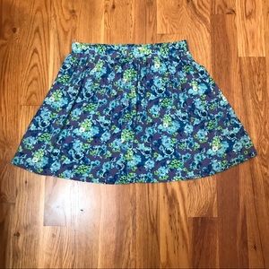 Floral Blue Skirt
